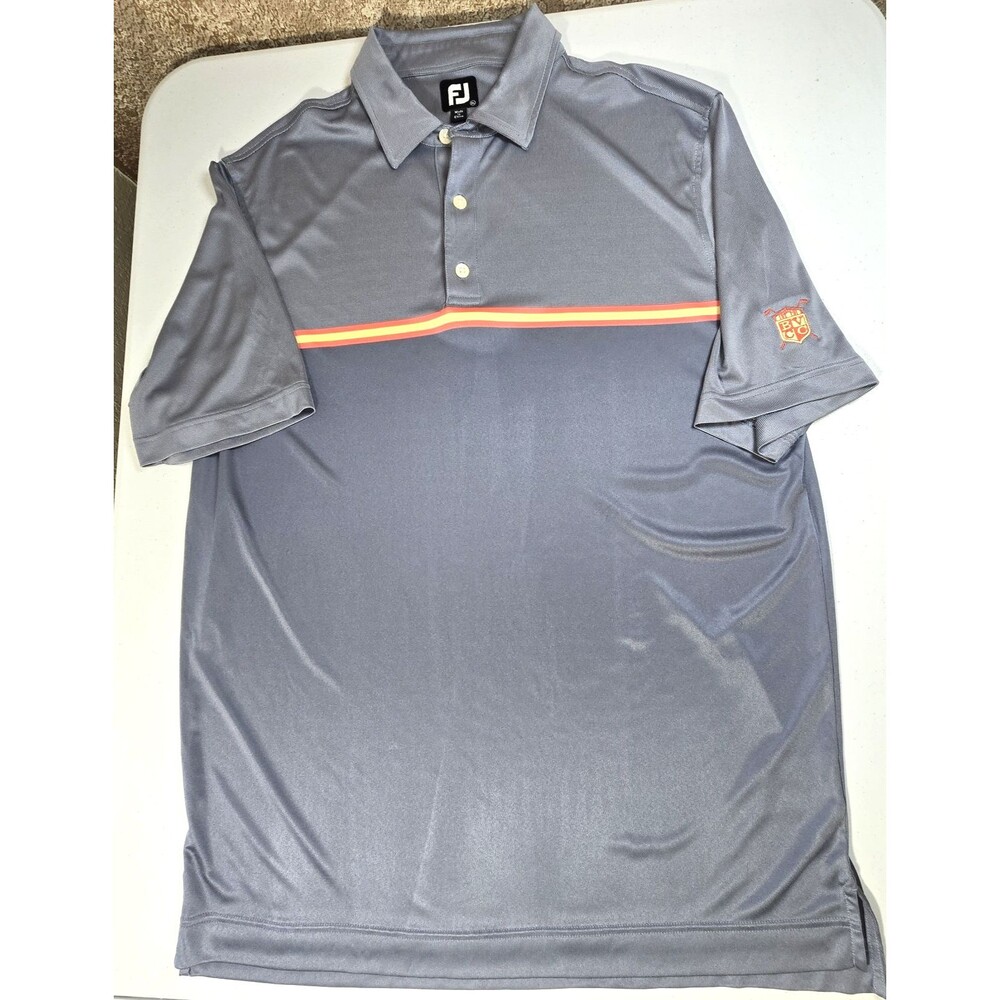 Men's SZ XL Footjoy Polo Golf Short Sleeve Shirts, Belle Vista Country Club, Ark